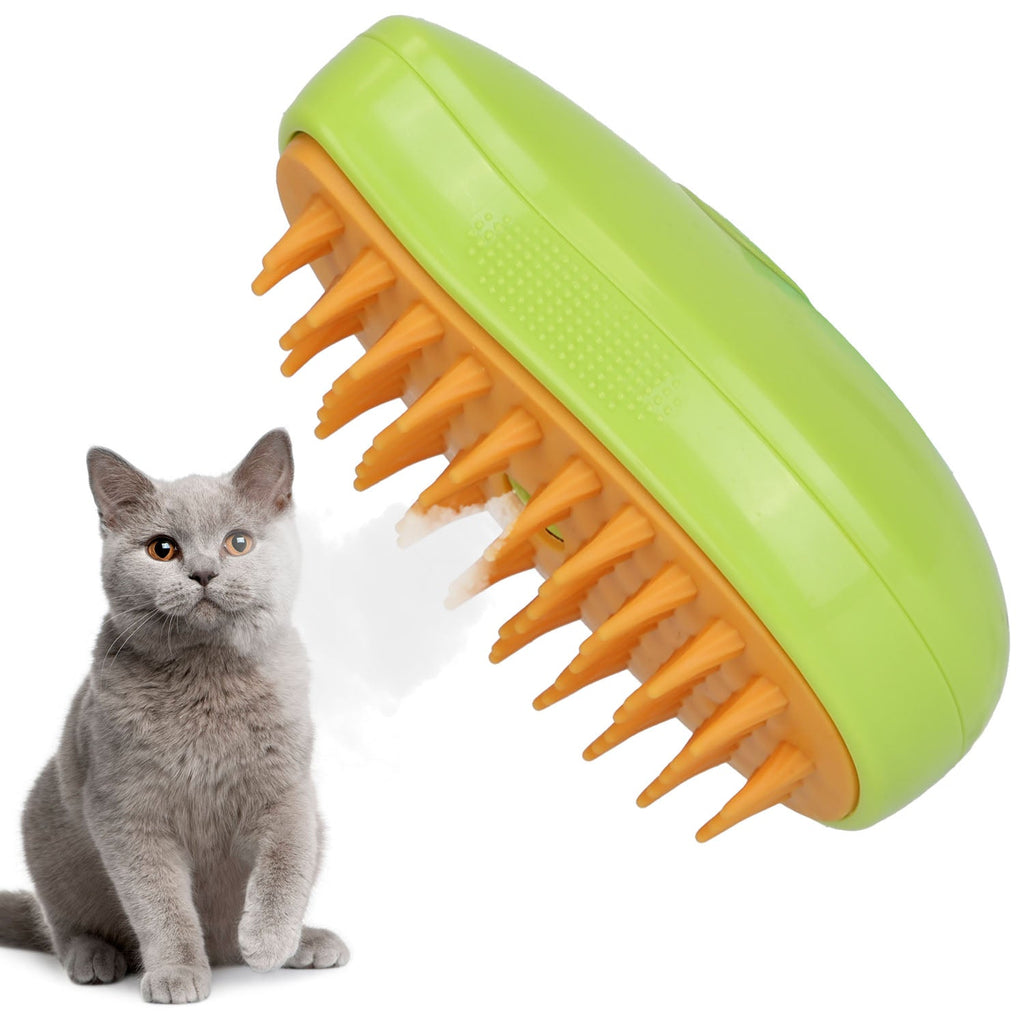 3 In 1 Cat/Dog Grooming Hair Brush with Steamer