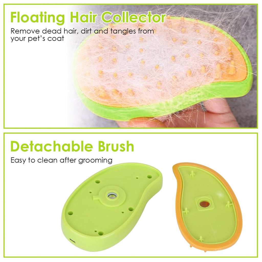 3 In 1 Cat/Dog Grooming Hair Brush with Steamer