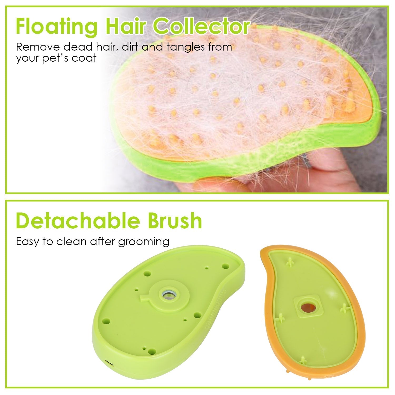 3 In 1 Cat/Dog Grooming Hair Brush with Steamer